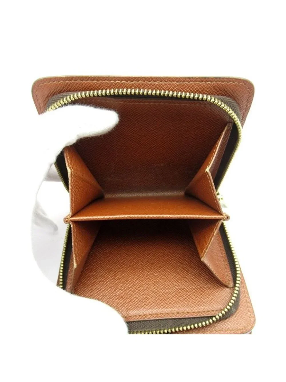 Louis Vuitton Porte-Monnaie Gip Monogram Brown Coin Purse